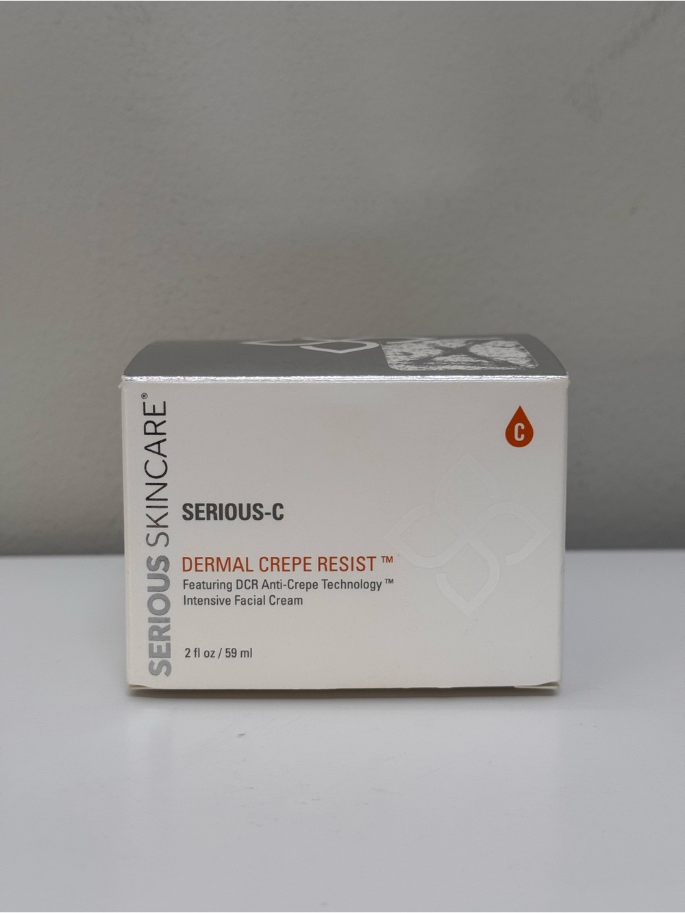 NEW Sealed Serious Skincare Serious-C Dermal Crepe Resist Facial Cream - 2 Fl Oz
